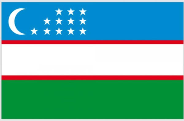 Флаг Узбекистана